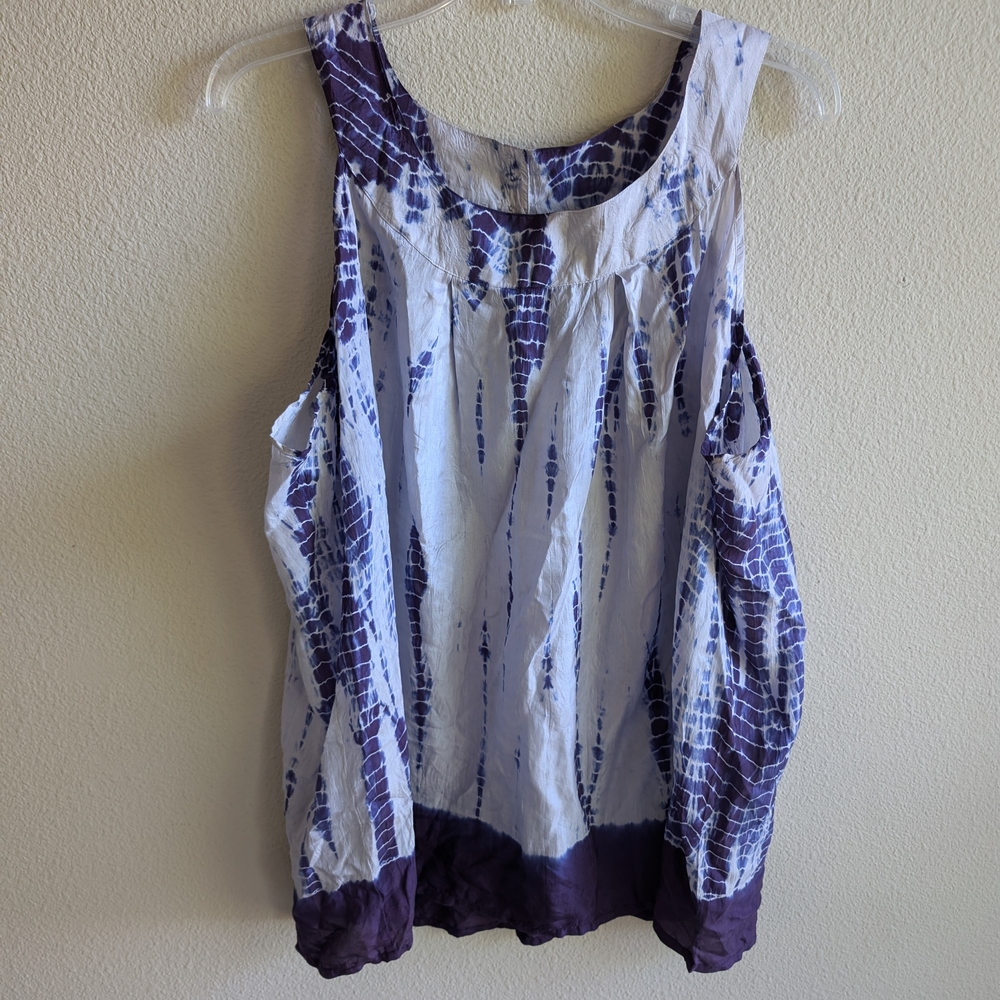 Purple Tie-Dye Women's Top